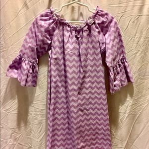 Lolly Wolly Doodle Chevron Dress